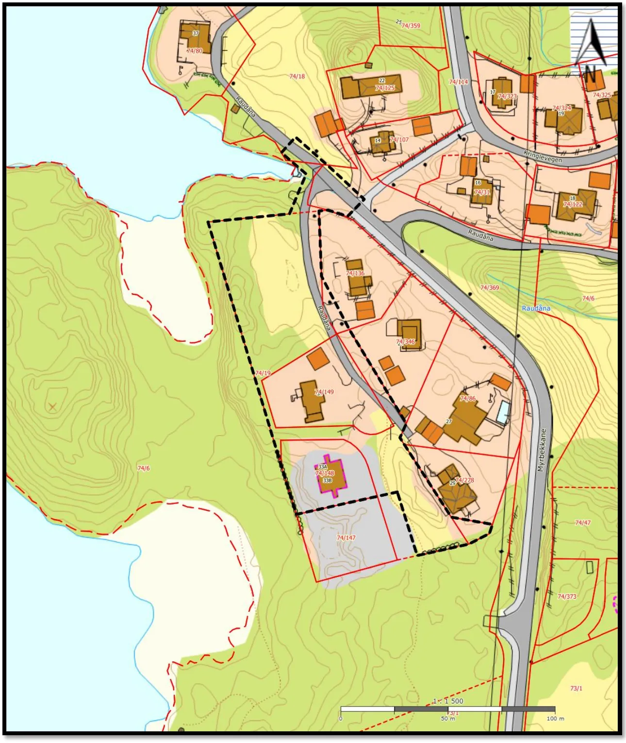 Plankart, Raudåna